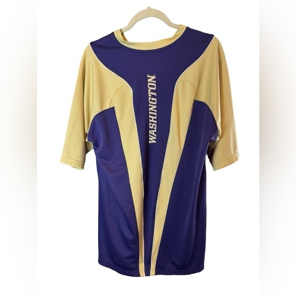 Nike Dri-Fit Authentic Washington Huskies Purple Graphic Logo Tee Men's Size L - Picture 2 of 14